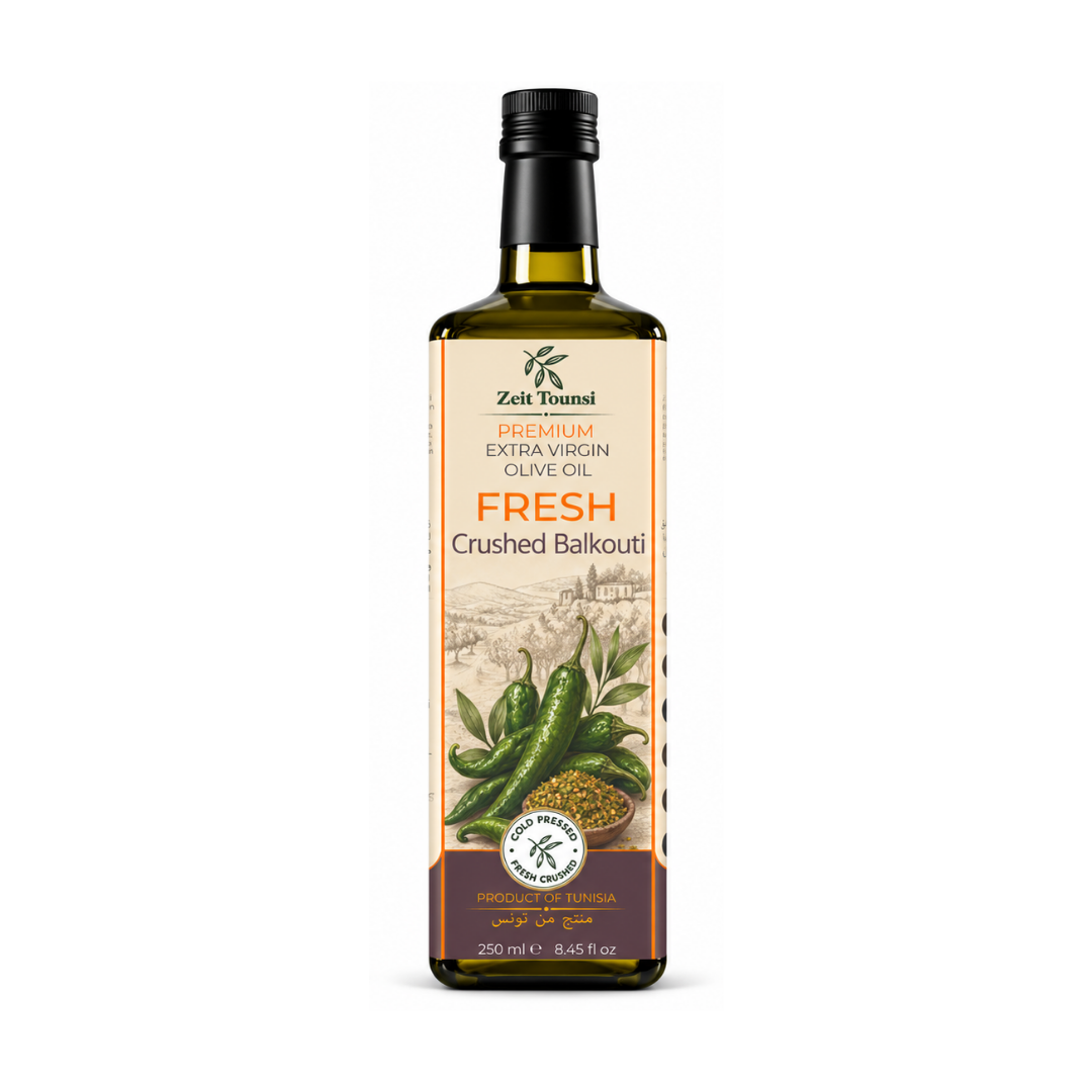 Fresh Crushed Baklouti Extra Virgin Olive Oil