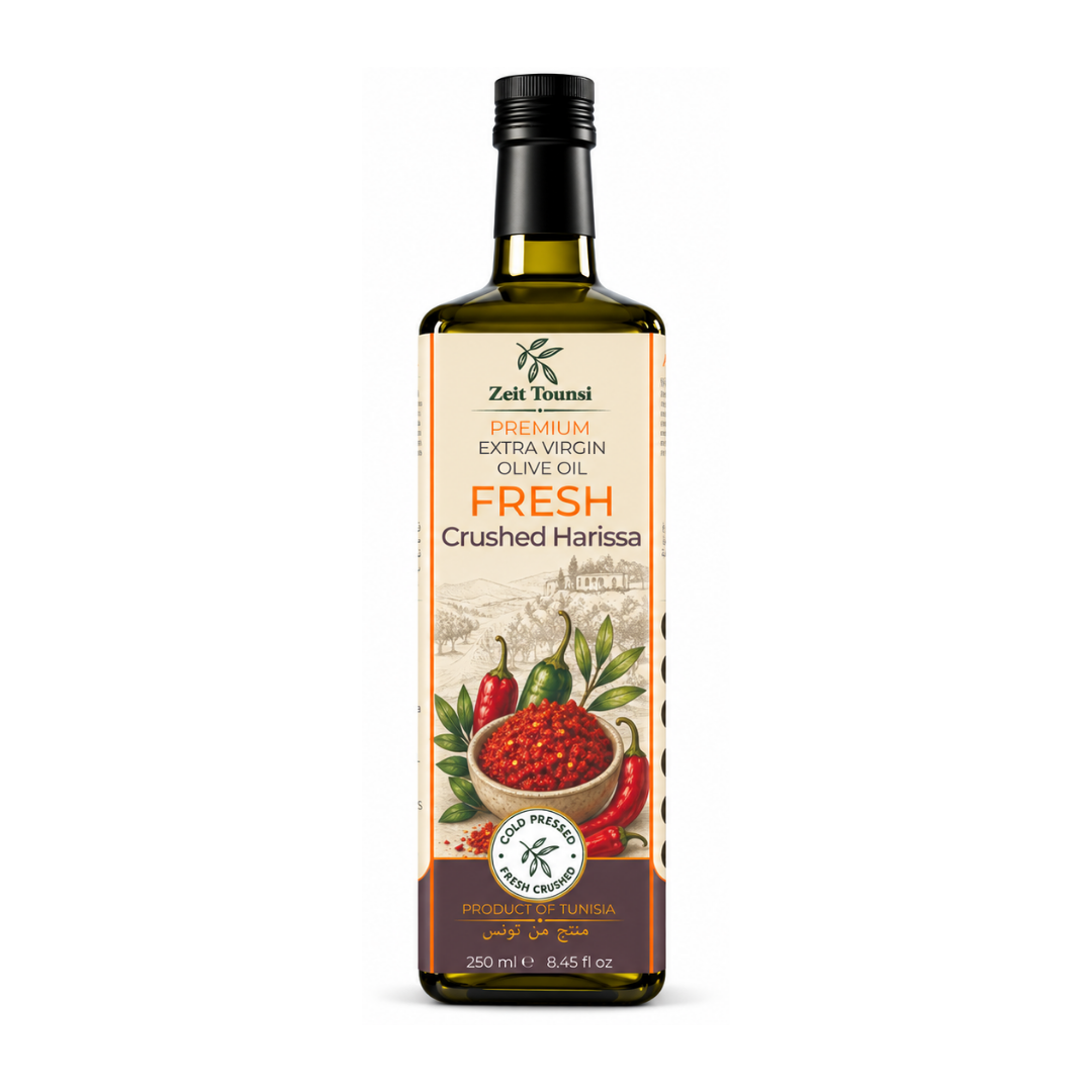 Fresh Crushed Harissa Extra Virgin Olive Oil