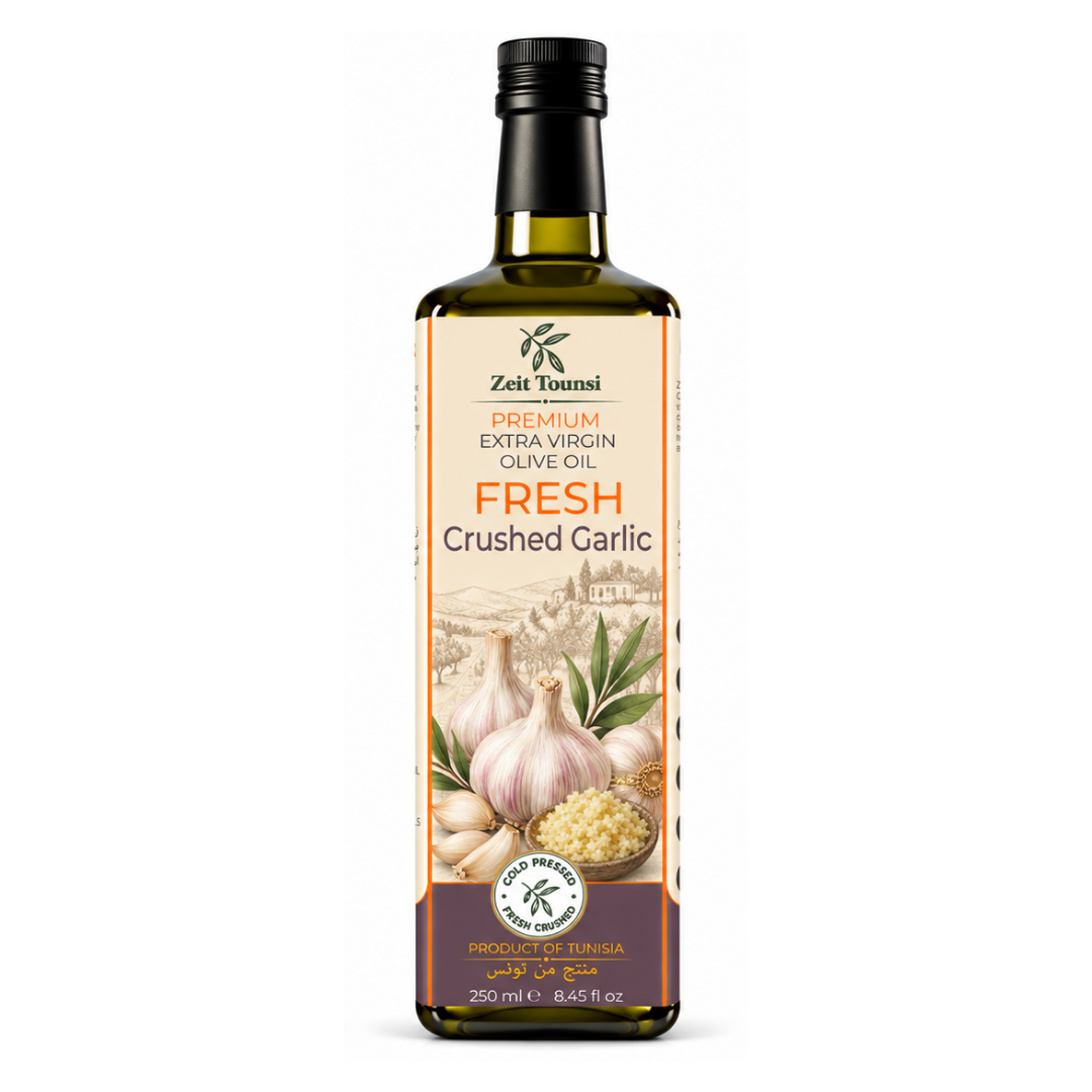 Fresh Crushed Garlic Extra Virgin Olive Oil